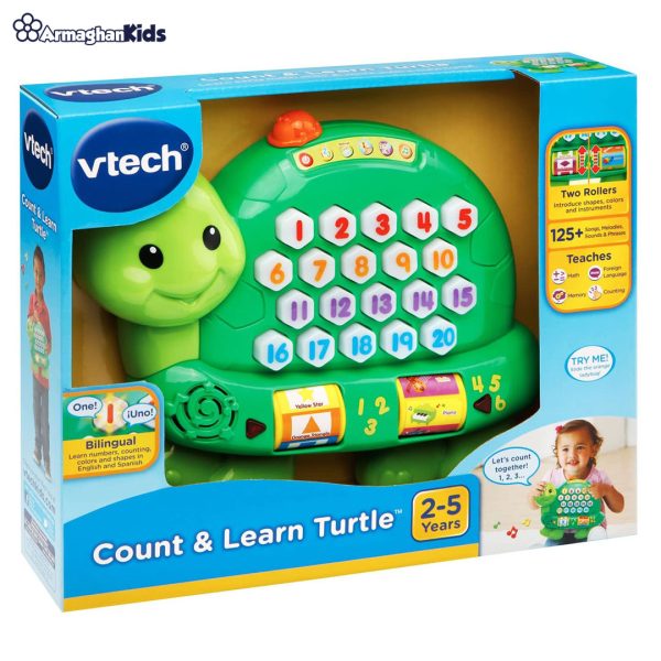 خرید آنلاین و حضوری اسباب بازی لاک‌پشت آموزشی٬ هوش و سرگرمی وی تک | سیسمونی ارمغان کیدز