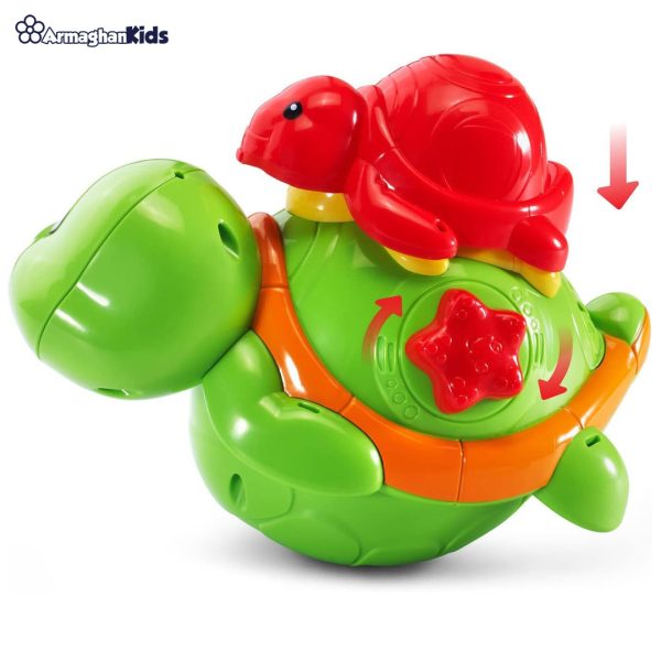 خرید آنلاین و حضوری اسباب بازی حمام لاک پشت موزیکال وی تک | سیسمونی ارمغان کیدز