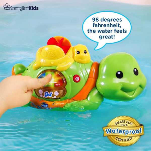 خرید آنلاین و حضوری اسباب بازی حمام لاک پشت موزیکال وی تک | سیسمونی ارمغان کیدز