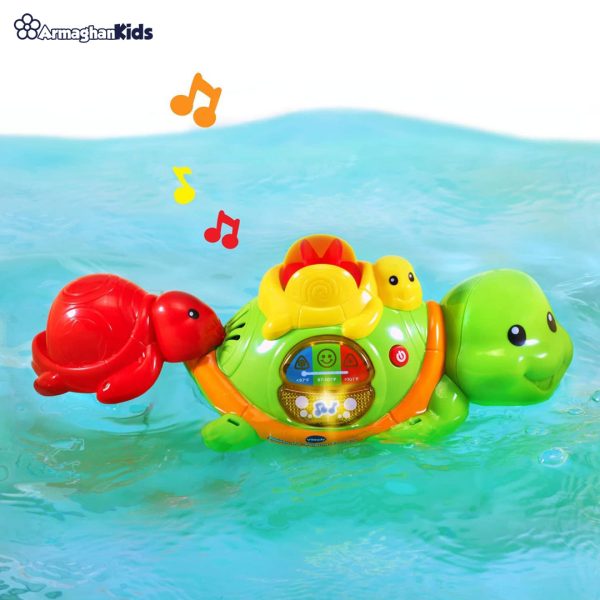 خرید آنلاین و حضوری اسباب بازی حمام لاک پشت موزیکال وی تک | سیسمونی ارمغان کیدز