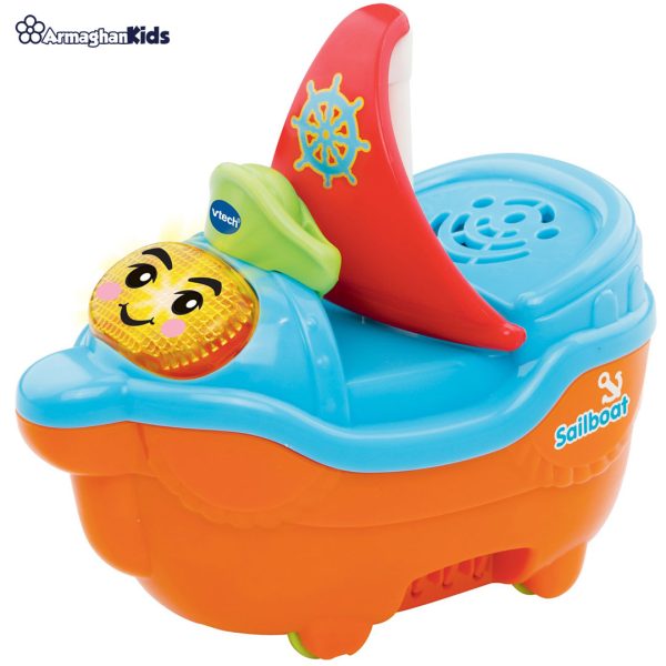 Vtech-toot-toot-splash-sailboat-1 خرید آنلاین و حضوری اسباب بازی آموزشی قایق بادبانی وی تک | سیسمونی ارمغان کیدز