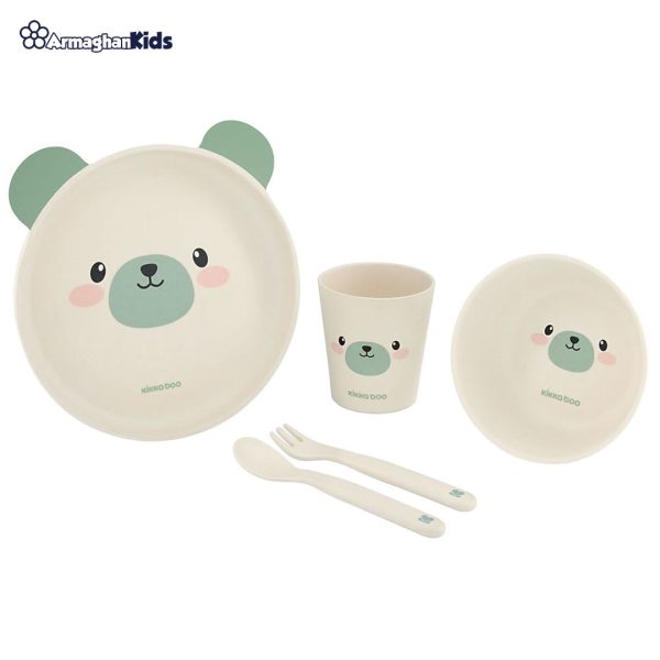 kikkaboo-bamboo-tableware-set-1 خرید آنلاین و حضوری ست غذاخوری کودک کیکابو مدل بامبو | سیسمونی ارمغان کیدز