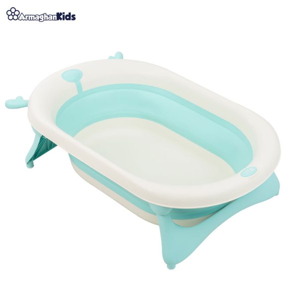 kikkaboo-foldy-foldable-bath-tub-mint-2 خرید آنلاین و حضوری وان تاشو نوزاد کیکابو مدل Flody | سیسمونی ارمغان کیدز