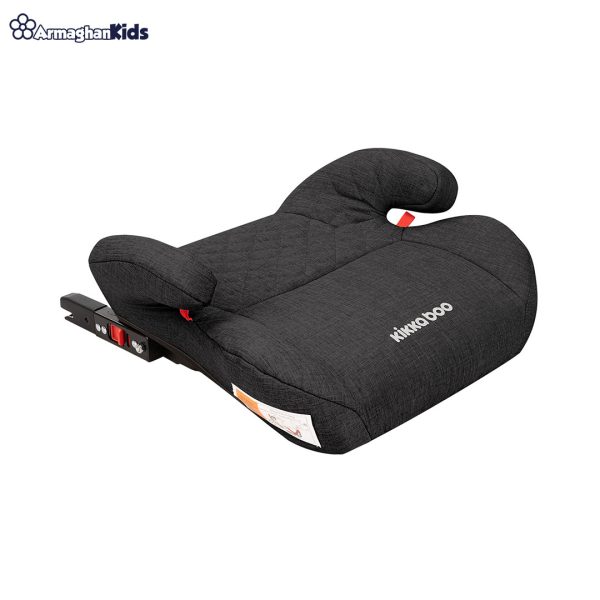 kikkaboo-groovy-car-seat-1 خرید آنلاین و حضوری بوستر صندلی خودرو کودک کیکابو مدل Groovy مشکی | سیسمونی ارمغان کیدز