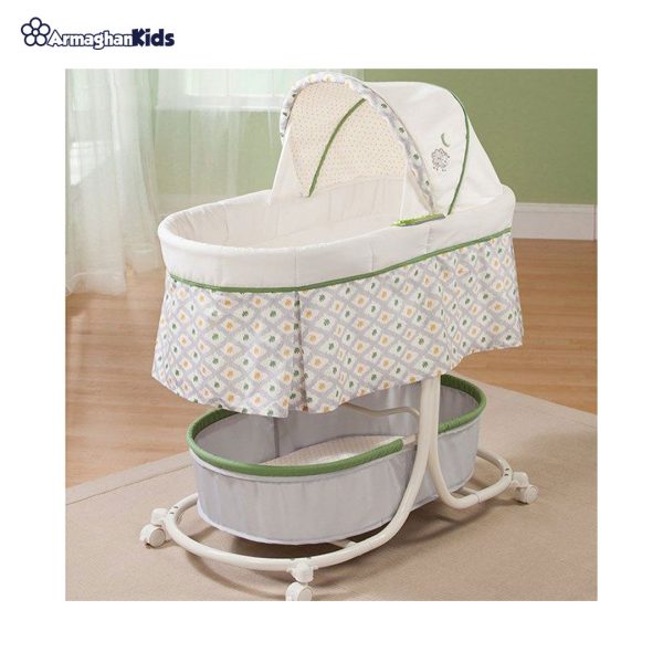 خرید آنلاین و حضوری گهواره موزیکال نوزاد سامر | سیسمونی ارمغان کیدز