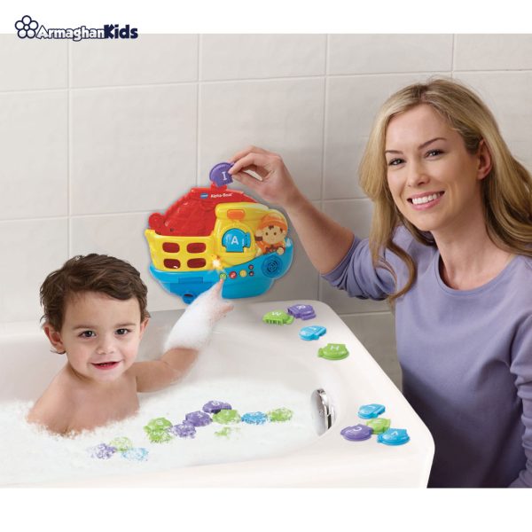 خرید آنلاین و حضوری اسباب بازی آموزشی موزیکال کشتی الفبا وی تک | سیسمونی ارمغان کیدز