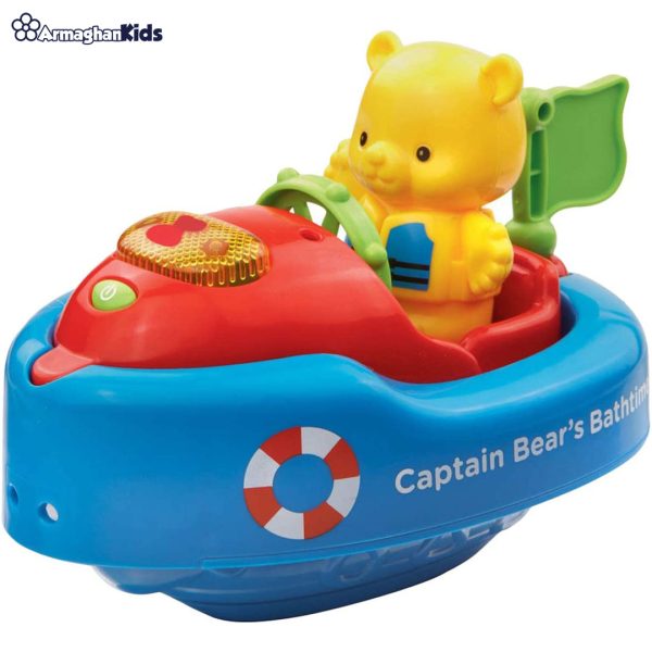 خرید آنلاین و حضوری اسباب بازی حمام قایق خرس کاپیتان وی تک | سیسمونی ارمغان کیدز