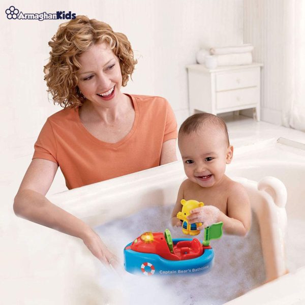 خرید آنلاین و حضوری اسباب بازی حمام قایق خرس کاپیتان وی تک | سیسمونی ارمغان کیدز