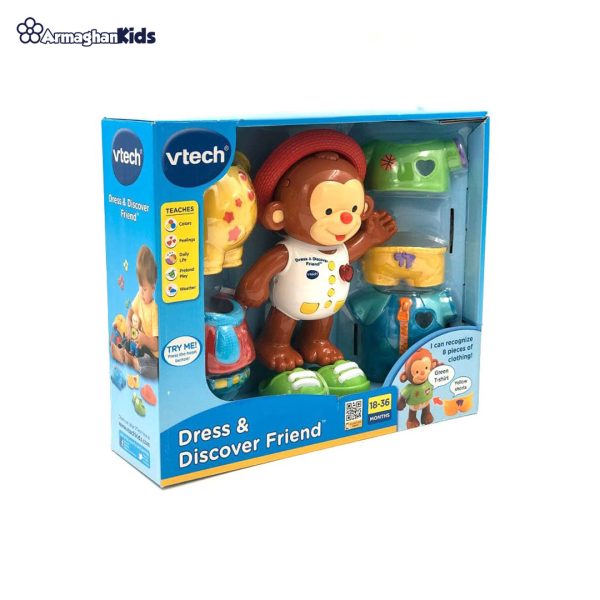 vtech-dress-&-discover-firend-3 خرید آنلاین و حضوری اسباب بازی آموزشی میمون وی تک | سیسمونی ارمغان کیدز