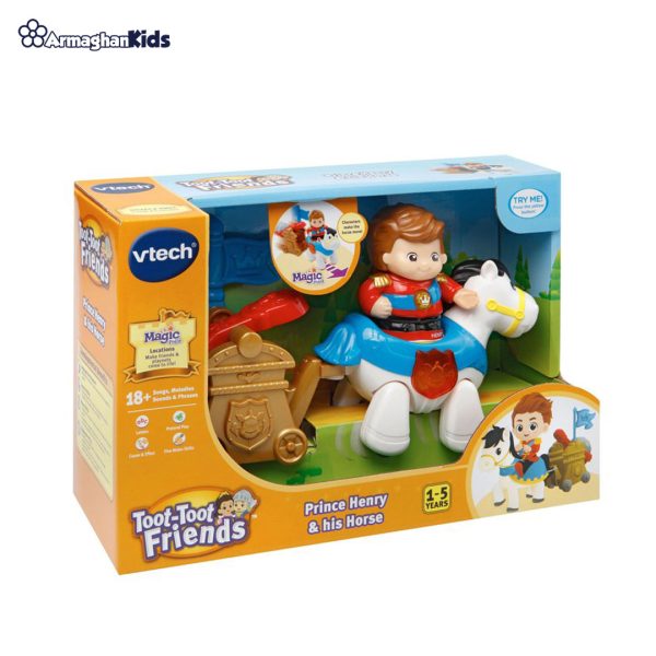 خرید آنلاین و حضوری اسباب بازی موزیکال آدمک اسب سوار وی تک | سیسمونی ارمغان کیدز