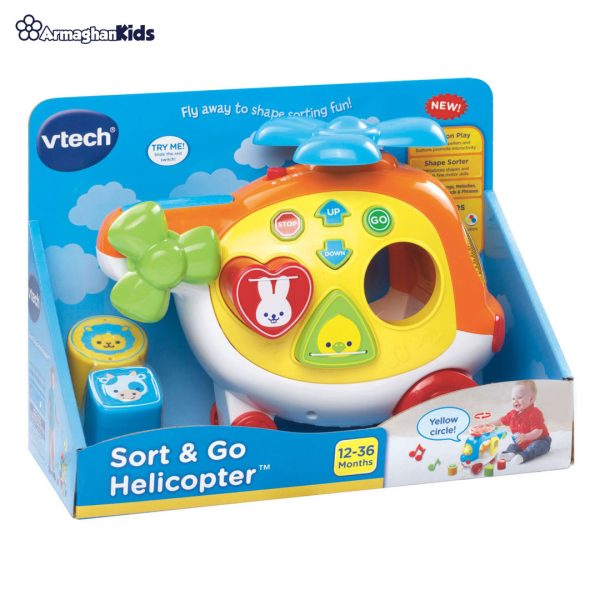 vtech-sort-&-Go-Helicopter-1 خرید آنلاین و حضوری اسباب بازی هلی کوپتر آموزشی موزیکال وی تک | سیسمونی ارمغان کیدز