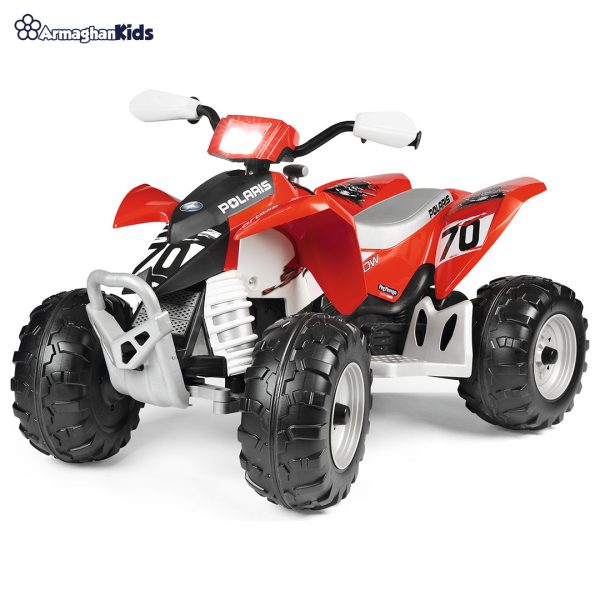 PegPerego-Polaris-Outlaw-1 خرید آنلاین و حضوری موتور شارژی چهار چرخ ATV پگ پرگو - PegPerego Polaris Outlaw | سیسمونی ارمغان کیدز