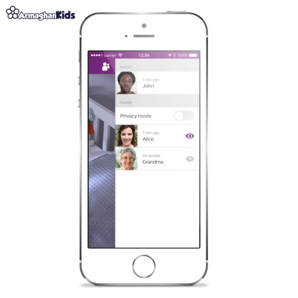 خرید آنلاین و حضوری پیجر تصویری کودک فیلیپس اونت مدل Philips Avent SCD860 | سیسمونی ارمغان کیدز
