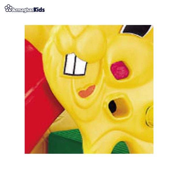 خرید آنلاین و حضوری مجموعه تاب و سرسره طرح خرگوش و کفشدوزک | سیسمونی ارمغان کیدز