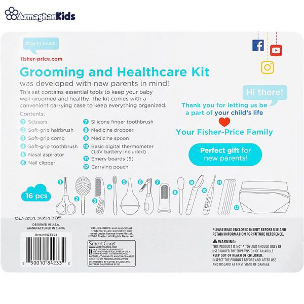 خرید آنلاین و حضوری کیت بهداشت و نظافت نوزاد اسمارت کر فیشر پرایس | سیسمونی ارمغان کیدز