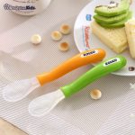 خرید حضوری و آنلاین قاشق سیلیکونی غذاخوری کودک رووکو Rovco در فروشگاه ارمغان