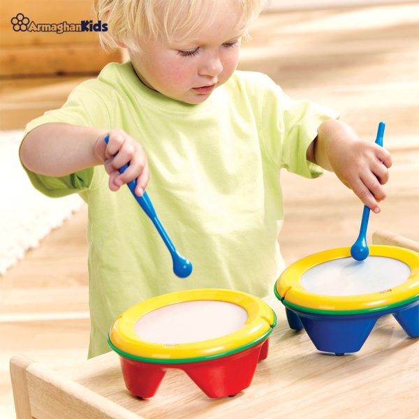 خرید حضوری و آنلاین اسباب بازی طبل دوطرفه تولو در فروشگاه سیسمونی ارمغان