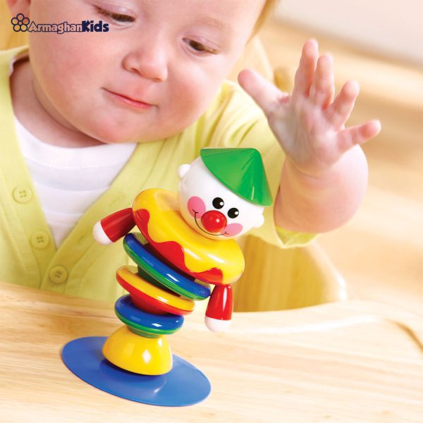 خرید حضوری و آنلاین اسباب بازی دلقک لرزان صندلی غذا تولو در فروشگاه سیسمونی ارمغان