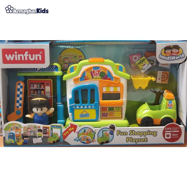 خرید آنلاین و حضوری مجموعه اسباب بازی مرکز خرید وین فان در فروشگاه سیسمونی ارمغان