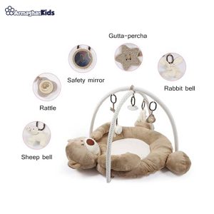 خرید حضوری و آنلاین تشک بازی لبه دار نوزاد مادرکر مدل تدی در فروشگاه سیسمونی ارمغان