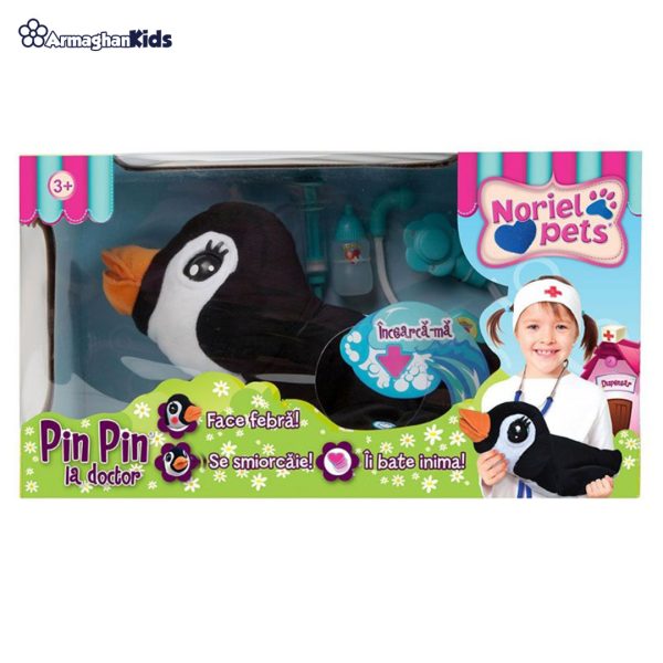 خرید حضوری و آنلاین عروسک پولیشی Noriel مدل پزشک پنگوئن در فروشگاه سیسمونی ارمغان