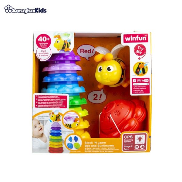 خرید آنلاین و حضوری جورچین و برج هوش زنبور موزیکال وین فان در فروشگاه سیسمونی ارمغان