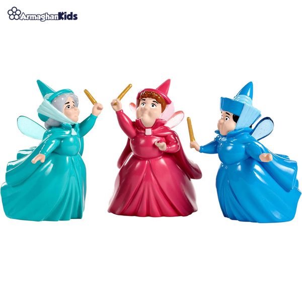 خرید حضوری و آنلاین مجموعه شخصیتهای عروسکی داستان زیبای خفته خواب شاهزاده خانم دیزنی در فروشگاه سیسمونی ارمغان