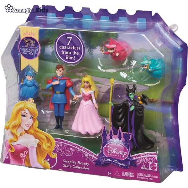 خرید حضوری و آنلاین مجموعه شخصیتهای عروسکی داستان زیبای خفته خواب شاهزاده خانم دیزنی در فروشگاه سیسمونی ارمغان