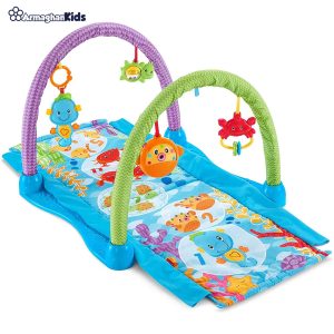 خرید حضوری و آنلاین تشک بازی فیشر پرایس مدل Kick n Crawl Musical Seahorse Gym در فروشگاه سیسمونی ارمغان