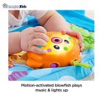 خرید حضوری و آنلاین تشک بازی فیشر پرایس مدل Kick n Crawl Musical Seahorse Gym در فروشگاه سیسمونی ارمغان