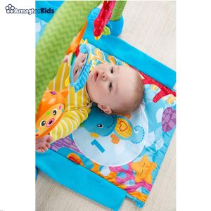 خرید حضوری و آنلاین تشک بازی فیشر پرایس مدل Kick n Crawl Musical Seahorse Gym در فروشگاه سیسمونی ارمغان