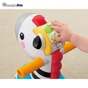خرید حضوری و آنلاین چهارچرخه کودک فیشر پرایس مدل Rollin Tunes Zebra در فروشگاه سیسمونی ارمغان