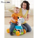 خرید حضوری و آنلاین چهارچرخه کودک فیشر پرایس مدل Rollin Tunes Zebra در فروشگاه سیسمونی ارمغان