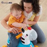 خرید حضوری و آنلاین چهارچرخه کودک فیشر پرایس مدل Rollin Tunes Zebra در فروشگاه سیسمونی ارمغان
