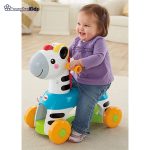 خرید حضوری و آنلاین چهارچرخه کودک فیشر پرایس مدل Rollin Tunes Zebra در فروشگاه سیسمونی ارمغان
