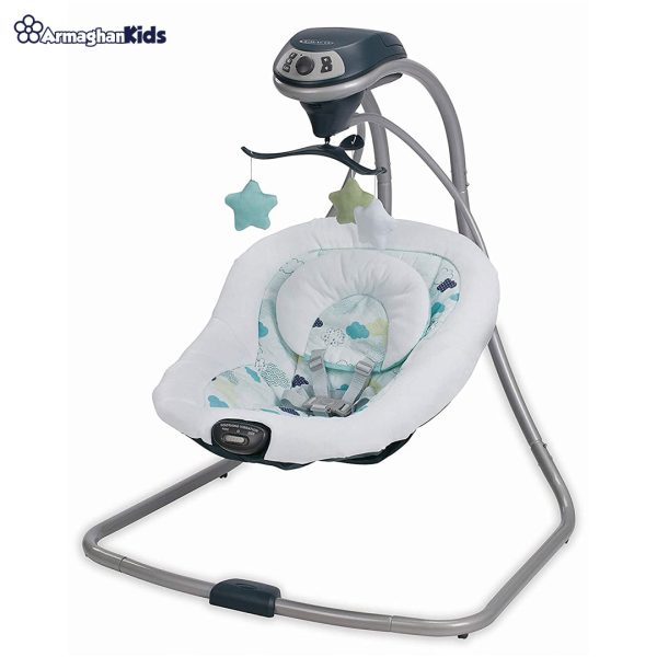 خرید حضوری و آنلاین تاب برقی و نی نی لای لای گراکو مدل GRACO Simple Sway در فروشگاه سیسمونی ارمغان