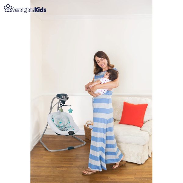 خرید حضوری و آنلاین تاب برقی و نی نی لای لای گراکو مدل GRACO Simple Sway در فروشگاه سیسمونی ارمغان