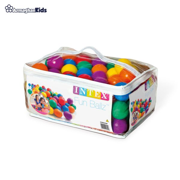 intex-fun-ballz-1 خرید حضوری و آنلاین توپ استخر کودک اینتکس INTEX در فروشگاه سیسمونی ارمغان