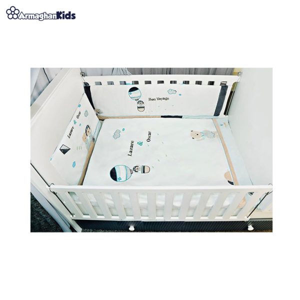 خرید حضوری و آنلاین سرویس خواب 7 تکه کودک و نوجوان ایسیز در فروشگاه سیسمونی ارمغان