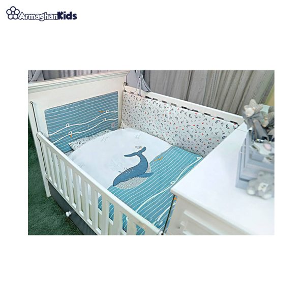 isiz-7-pcs-bedding-set-sail-away-3 خرید حضوری و آنلاین سرویس خواب 7 تکه کودک و نوجوان ایسیز در فروشگاه سیسمونی ارمغان