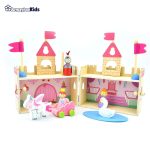 خرید حضوری و آنلاین اسباب بازی چوبی قصر یونیکورن پیکاردو در فروشگاه سیسمونی ارمغان