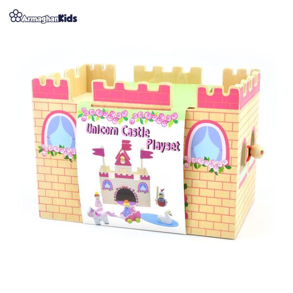 خرید حضوری و آنلاین اسباب بازی چوبی قصر یونیکورن پیکاردو در فروشگاه سیسمونی ارمغان