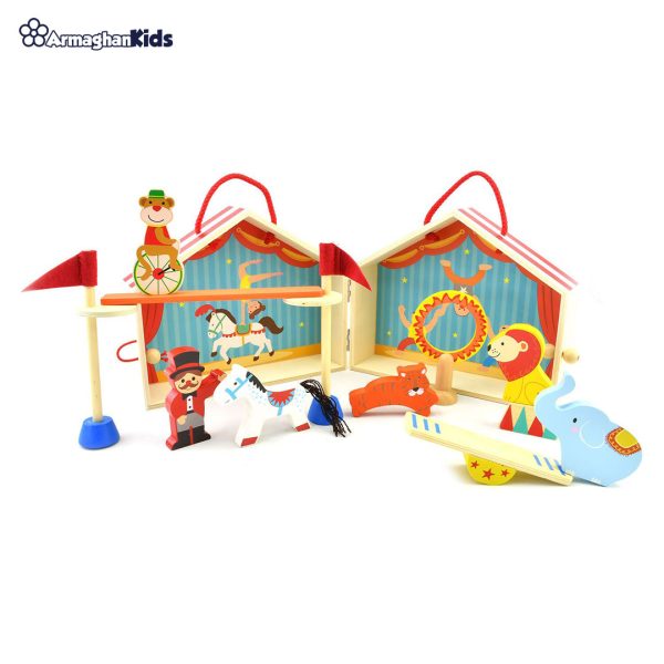 خرید حضوری و آنلاین اسباب بازی چوبی سیرک پیکاردو در فروشگاه سیسمونی ارمغان