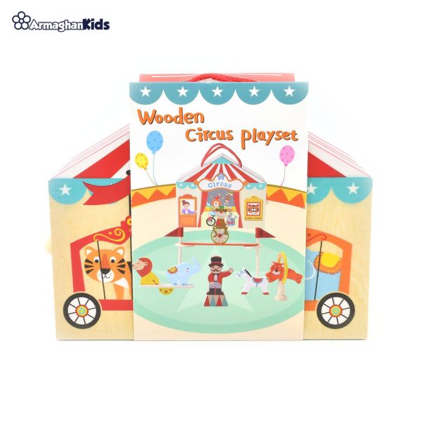 خرید حضوری و آنلاین اسباب بازی چوبی سیرک پیکاردو در فروشگاه سیسمونی ارمغان