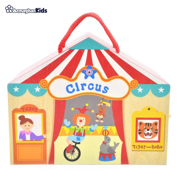 خرید حضوری و آنلاین اسباب بازی چوبی سیرک پیکاردو در فروشگاه سیسمونی ارمغان