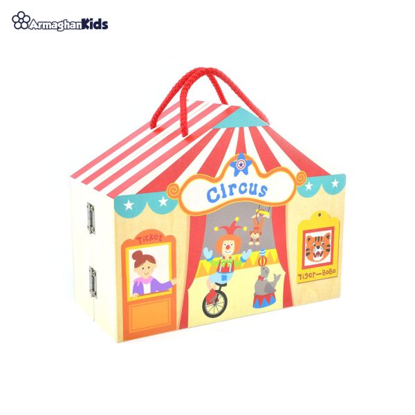 خرید حضوری و آنلاین اسباب بازی چوبی سیرک پیکاردو در فروشگاه سیسمونی ارمغان