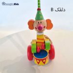 خرید حضوری و آنلاین واکر عصایی چوبی کودک پیکاردو در فروشگاه سیسمونی ارمغان
