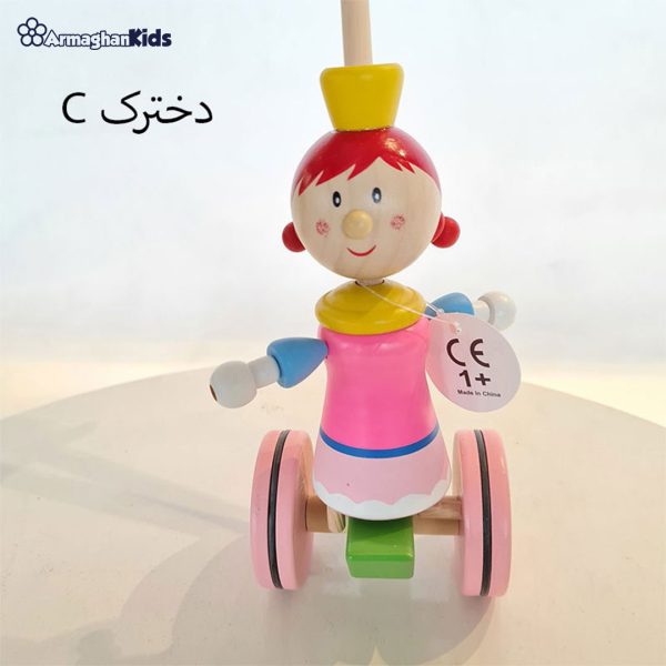 خرید حضوری و آنلاین واکر عصایی چوبی کودک پیکاردو در فروشگاه سیسمونی ارمغان