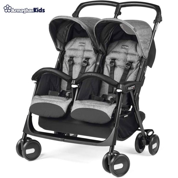Peg-Perego-Aria-Shopper-Twin-Cinder-1 خرید حضوری و آنلاین کالسکه دوقلو پگ پرگو Aria Shopper Twin در فروشگاه سیسمونی ارمغان