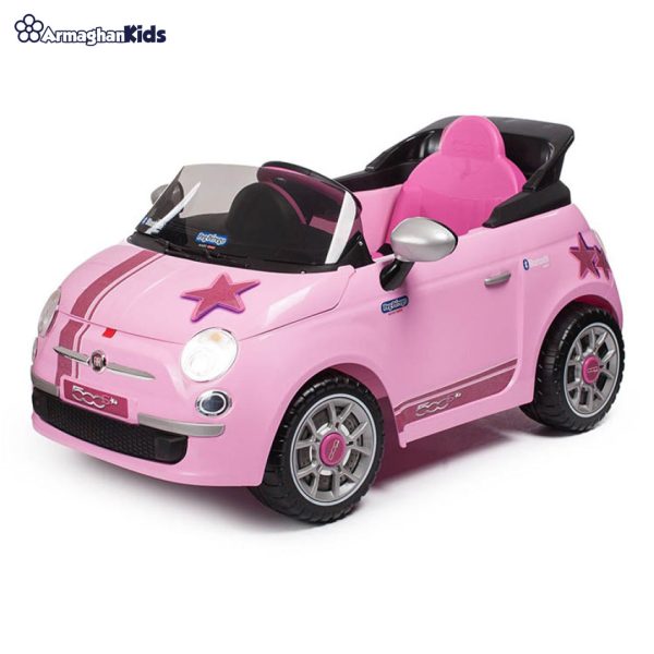 خرید حضوری و آنلاین ماشین شارژی تکنفره پگ پرگو مدل FIAT 500 STAR در فروشگاه سیسمونی ارمغان